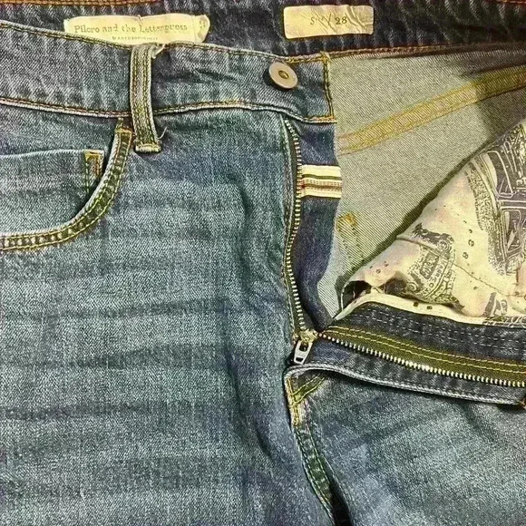 Anthropologie Pilcro and the Letterpress Jeans Size 28 High Rise Straight Leg - Picture 3 of 9